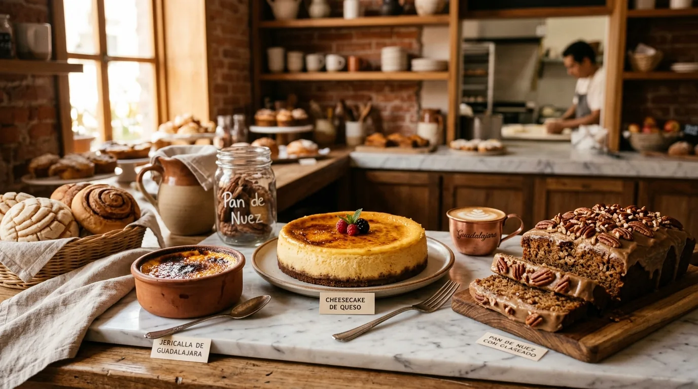 Mostrador de repostería artesanal tapatía Jireh